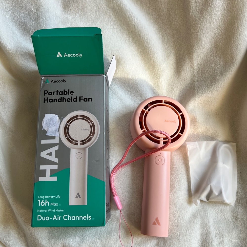 NEW!!!Portable Handheld Fan - Pink